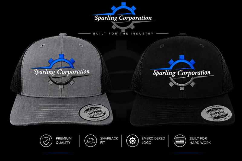 Sparling Corporation Trucker Snapback Hat