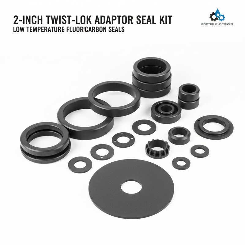 SEAL KIT, TWIST-LOK, ADAPTOR, LOW TEMP FLUOROCARBON, 2"