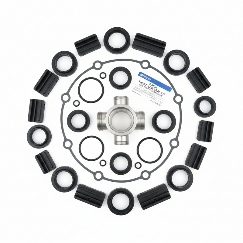 SEAL KIT, TWIST-LOK, COUPLER, LOW TEMP FLUOROCARBON, 3"